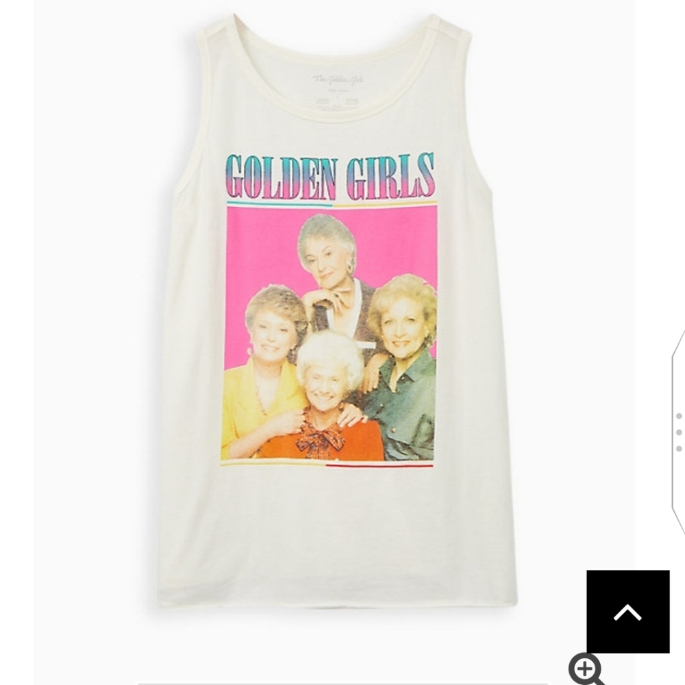 🆕 1X GOLDEN GIRLS WHITE TANK
